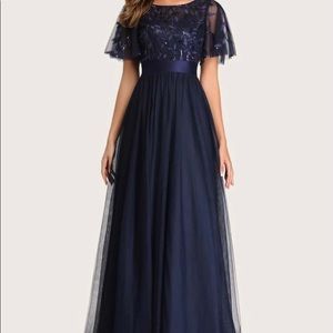 Navy Bridesmaid/Formal Dress
